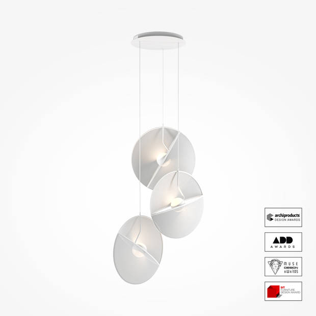 Maytoni - Hanglamp Reflex - Wit - Ø73