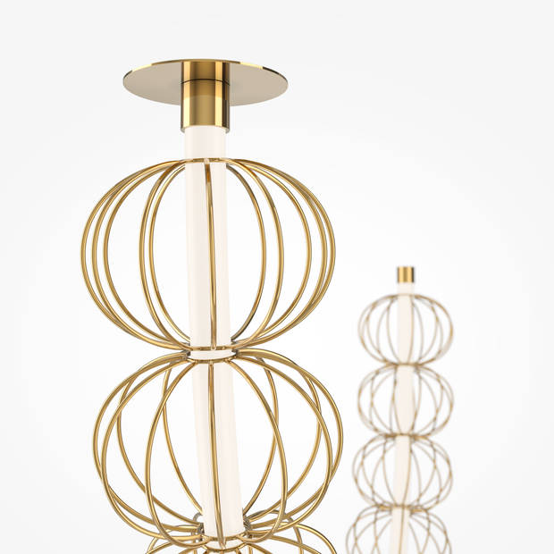 Maytoni - Hanglamp Golden Cage - Goud