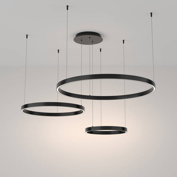 Maytoni - Hanglamp Rim - Zwart - Ø80