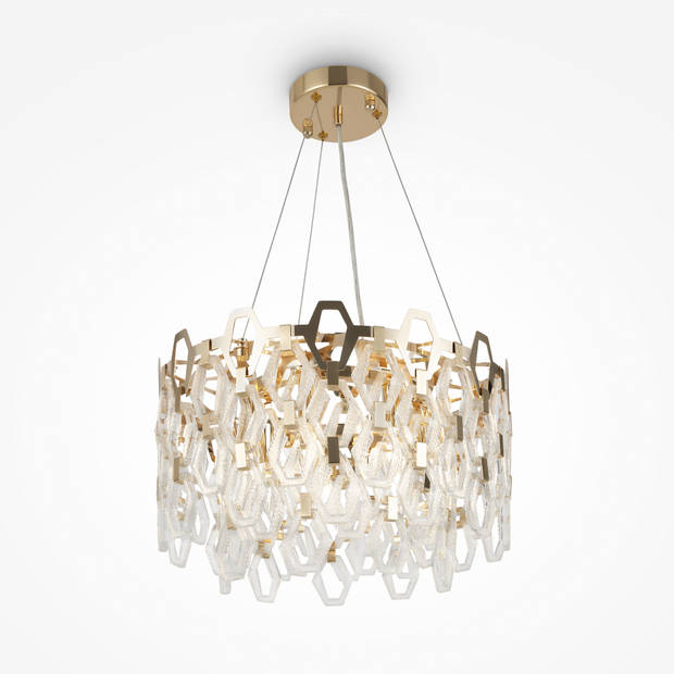 Maytoni - Hanglamp Tissage - Goud - Ø45,7