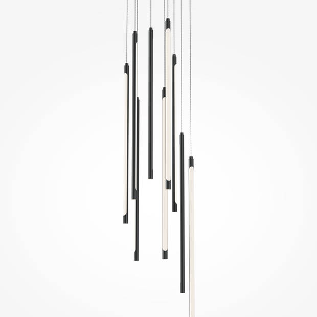 Maytoni - Hanglamp Light stick - Zwart - Ø35