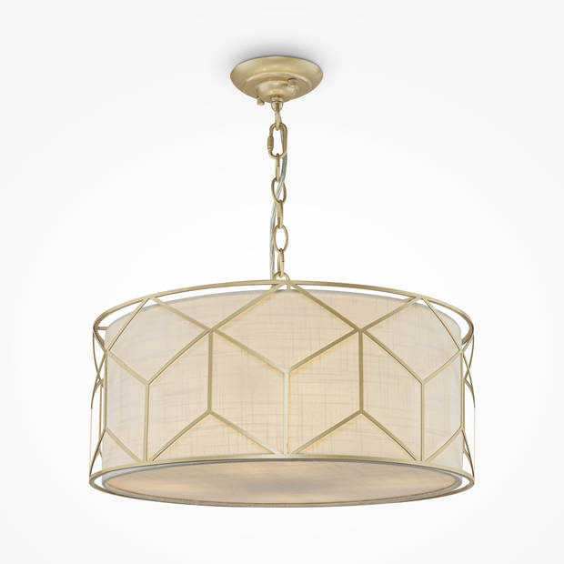 Maytoni - Hanglamp Messina - Goud - Ø45