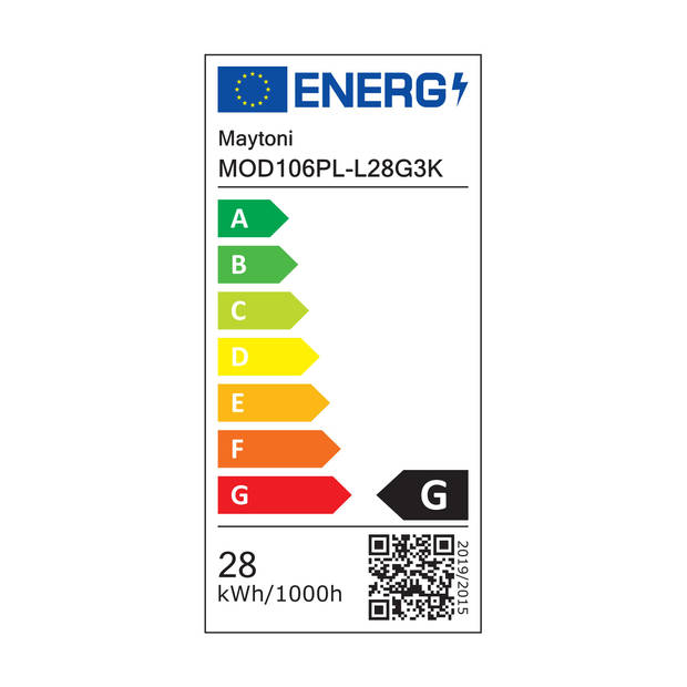 Maytoni - Hanglamp Axis - Goud - Ø72,5