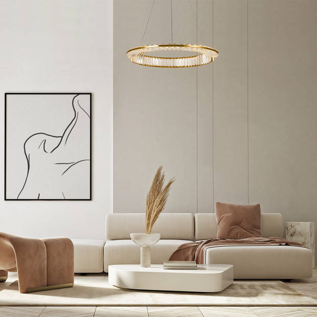 Maytoni - Hanglamp Krone - Goud - Ø62