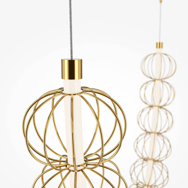 Maytoni - Hanglamp Golden Cage - Goud