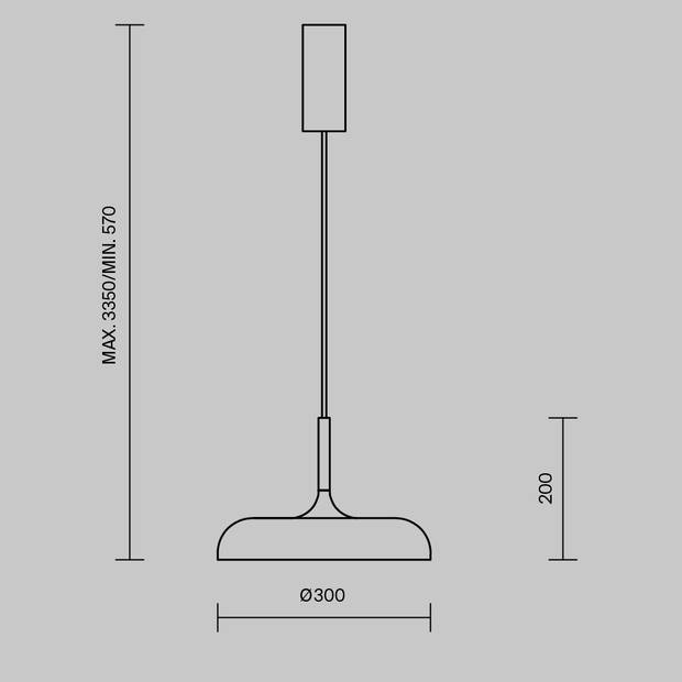 Maytoni - Hanglamp Gerhard - Wit - Ø30