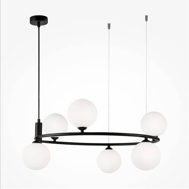 Maytoni - Hanglamp Ring - Zwart - Ø58