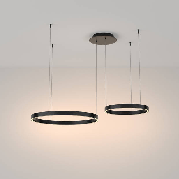 Maytoni - Hanglamp Rim - Zwart - Ø60