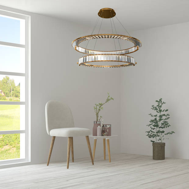 Maytoni - Hanglamp Krone - Goud - Ø80,5