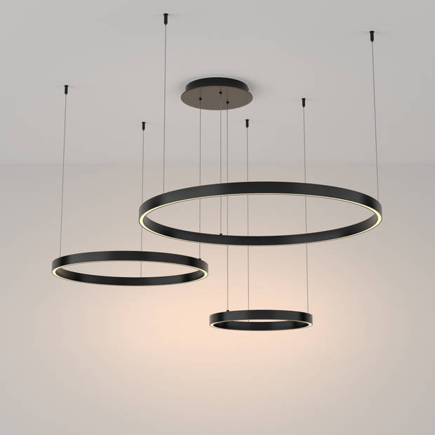 Maytoni - Hanglamp Rim - Zwart - Ø80