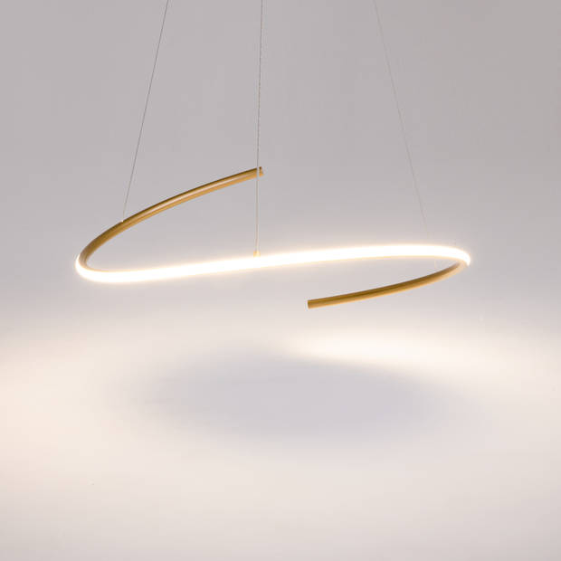 Maytoni - Hanglamp Curve - Messing - Ø60