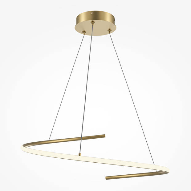 Maytoni - Hanglamp Curve - Messing - Ø60