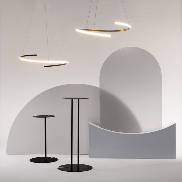 Maytoni - Hanglamp Curve - Messing - Ø60