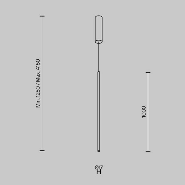 Maytoni - Hanglamp Halo - Messing - Ø1,7