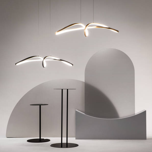 Maytoni - Hanglamp Curve - Goud