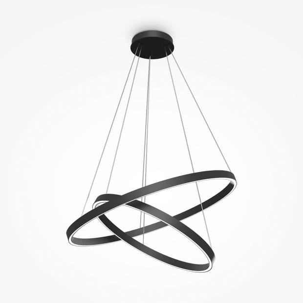 Maytoni - Hanglamp Rim - Zwart - Ø80