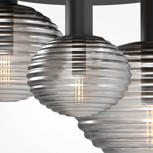 Maytoni - Plafondlamp Reels - Zwart