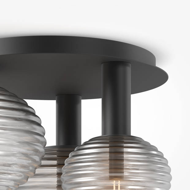 Maytoni - Plafondlamp Reels - Zwart