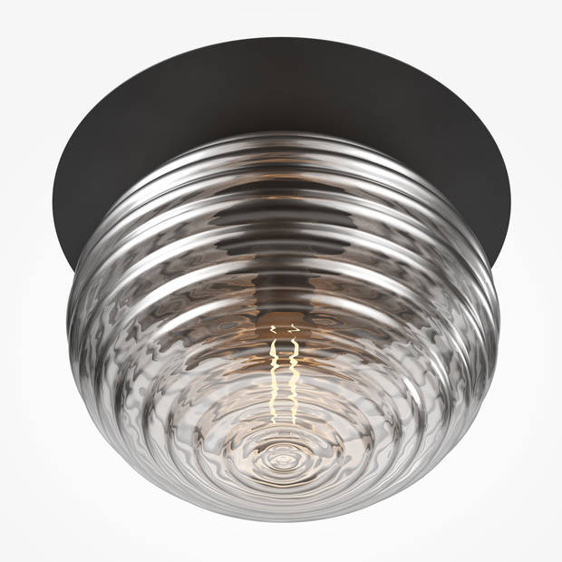 Maytoni - Plafondlamp Reels - Zwart - Ø35