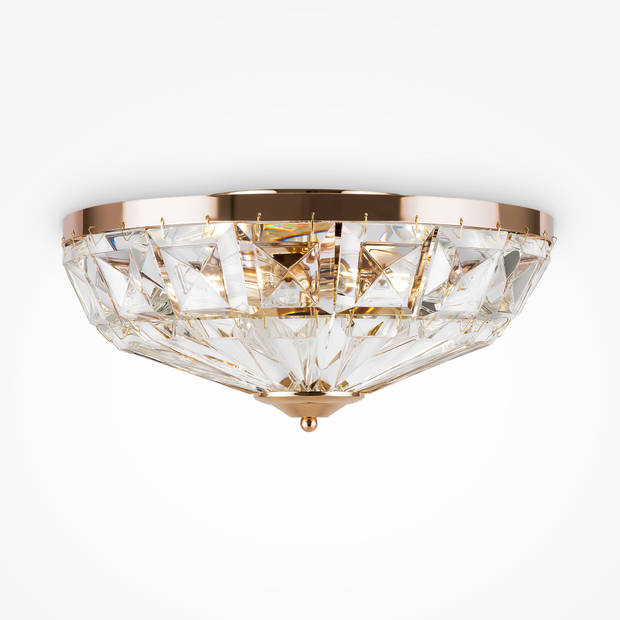 Maytoni - Plafondlamp Facet - Goud - Ø39,6