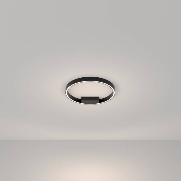 Maytoni - Plafondlamp Rim - Zwart - Ø40