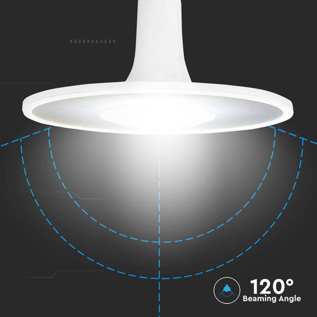 V-TAC VT-2311 LED Lampen - Acryl Gloeilamp PRO - Samsung - IP20 - Wit - 11 Watt - 900 Lumen - 6400K - 5 Jaar