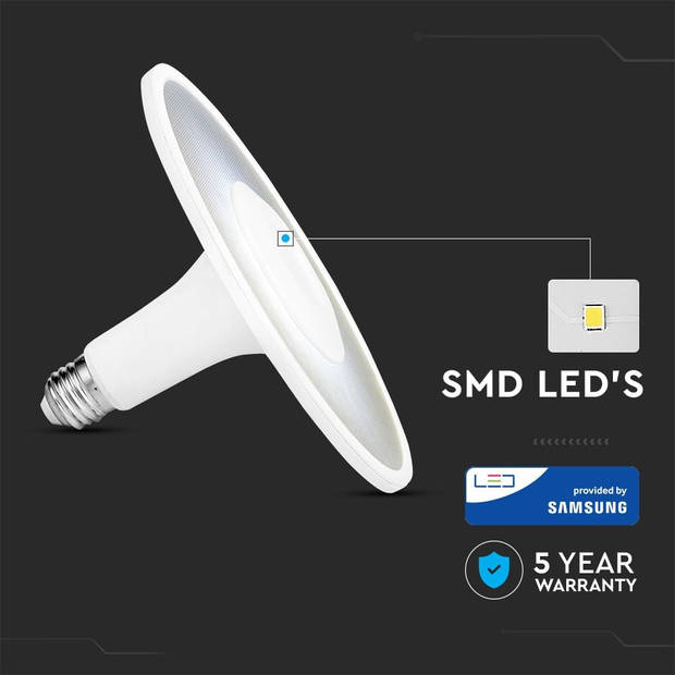 V-TAC VT-2311 LED Lampen - Acryl Gloeilamp PRO - Samsung - IP20 - Wit - 11 Watt - 900 Lumen - 3000K - 5 Jaar