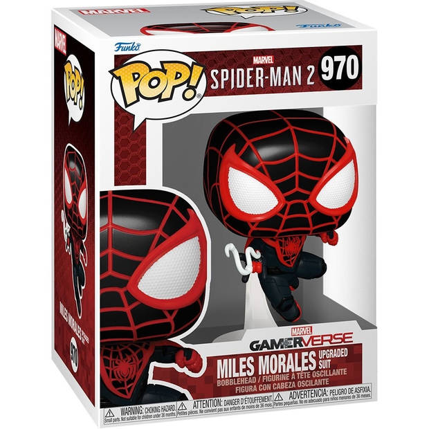 Pop Games: Spider-Man 2 - Miles Morales (Upgraded Suit) Funko Pop #970