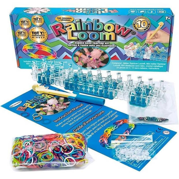 Rainbow Loom Original - BRANDANI - Loom met 600 elastieken - CD00001