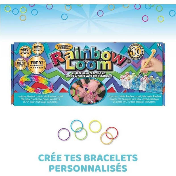 Rainbow Loom Original - BRANDANI - Loom met 600 elastieken - CD00001