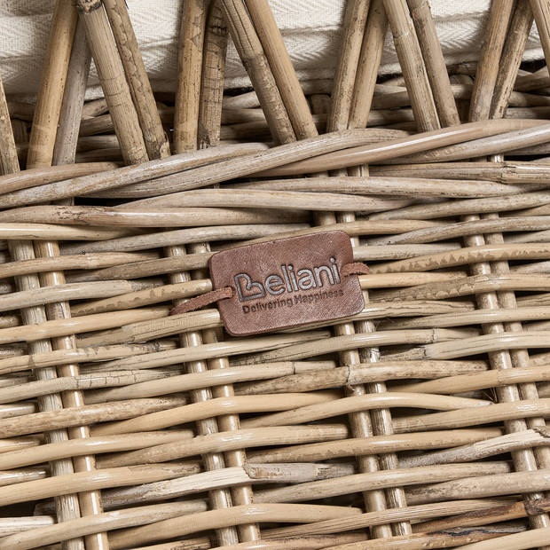 Beliani MAROS II - Fauteuil-Beige-Rotan