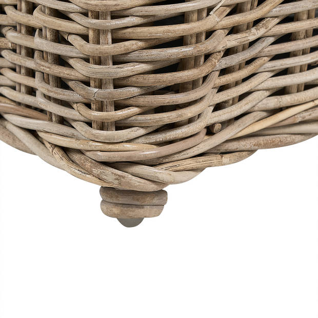 Beliani MAROS II - Fauteuil-Beige-Rotan