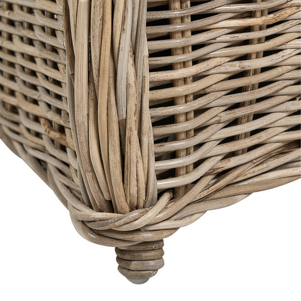 Beliani SUSUA II - Fauteuil-Beige-Rotan