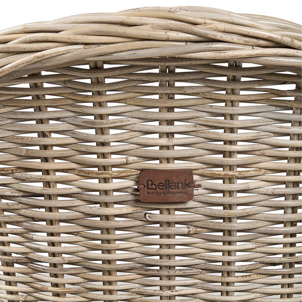 Beliani SUSUA II - Fauteuil-Beige-Rotan