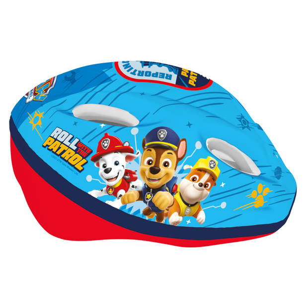 Nickelodeon Paw Patrol fietshelm jongens blauw/rood maat 52-56 cm