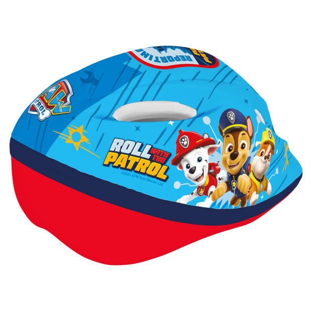 Nickelodeon Paw Patrol fietshelm jongens blauw/rood maat 52-56 cm