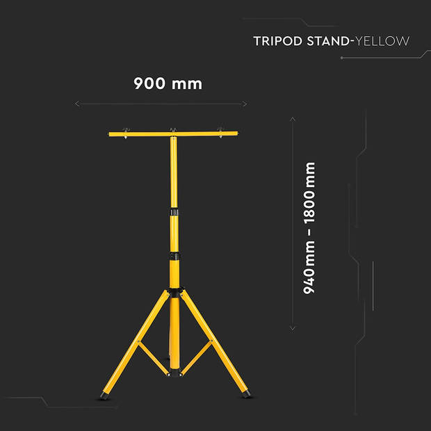 V-TAC VT-41150Y Gele LED Schijnwerpers - Statief - IP65