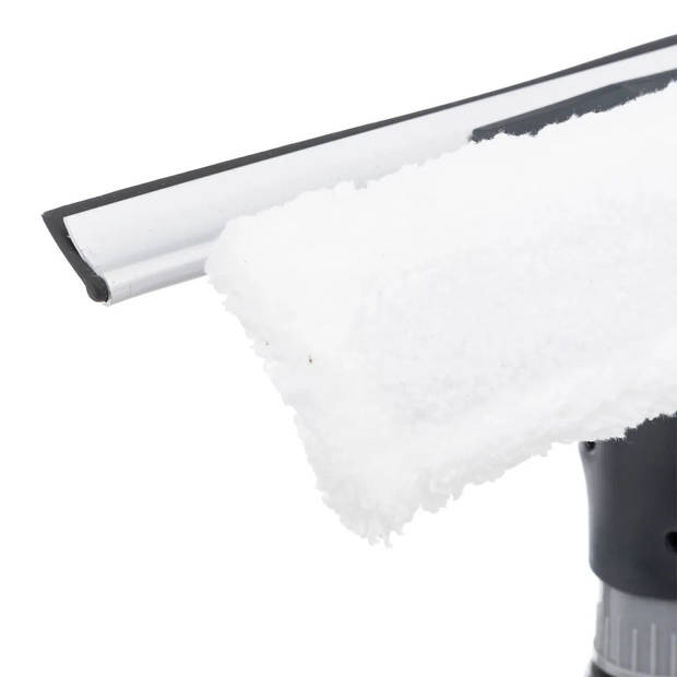 5Five Raam wassen spray met spons en trekker multi tool - kunststof - 26 x 24 cm - schoonmaken - Raamwissers