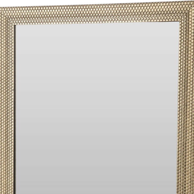 Home & Styling Wandspiegel Louvre - frame kleur goud - 46 x 56 cm - met brede lijst - Spiegels