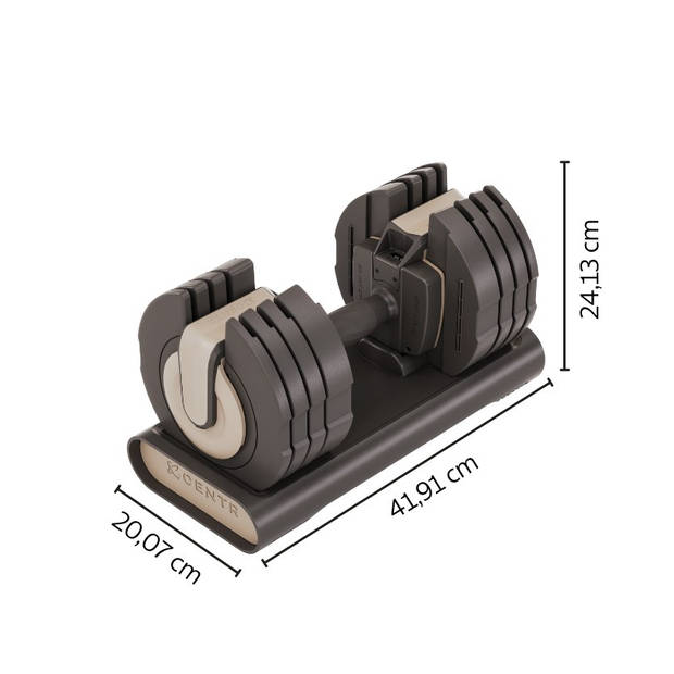 Centr Smart Stack 50 Verstelbare Dumbbells 2 x 22,5 kg 2x 22,5 kg