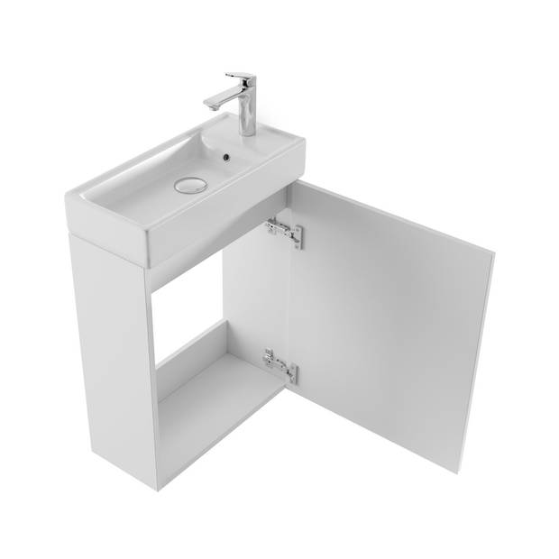 Badplaats Toiletmeubel Keno 50cm - hoogglans wit