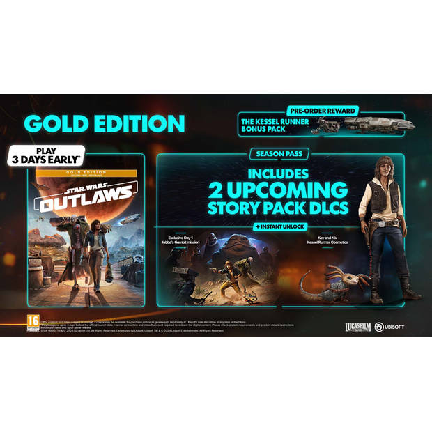 Star Wars: Outlaws Gold Edition + Pre-Order DLC - Xbox Series X