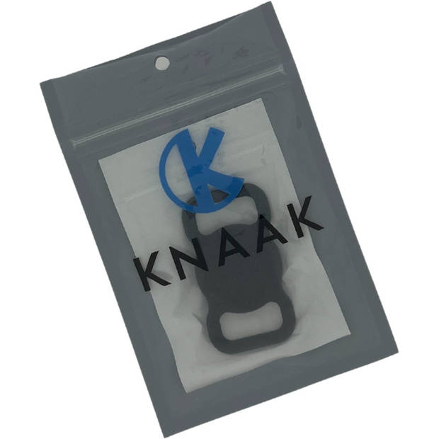 Knaak - Airtag houder voor hondenhalsband - Zwart