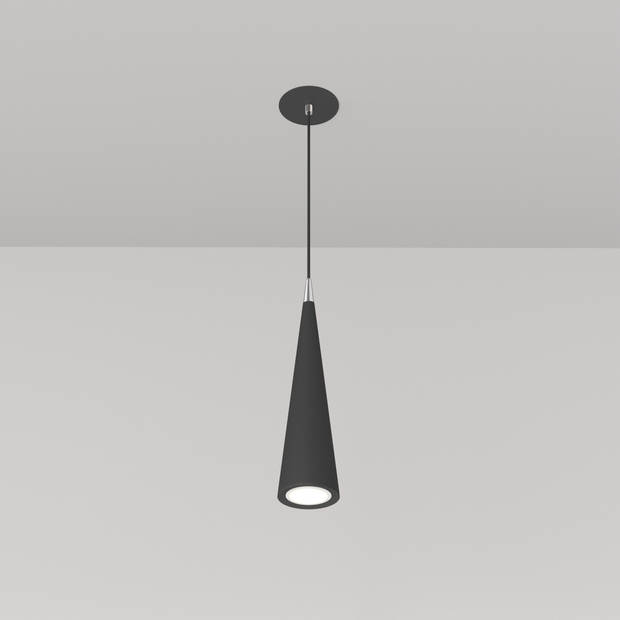 Maytoni Technical - Hanglamp Nevill - Zwart - Ø8