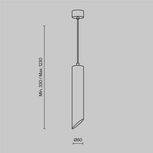 Maytoni Technical - Hanglamp Lipari - Wit met goud - Ø6