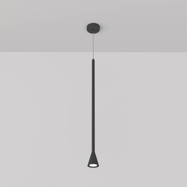 Maytoni Technical - Hanglamp Arrow - Zwart - Ø7,5