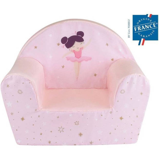 FUN HOUSE - Dancer Ballerina Club fauteuil - B.52 x D.33 x H.42 cm - Voor kinderen gegarandeerd Franse afkomst