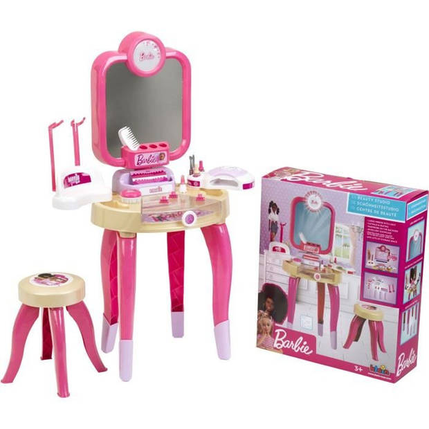 Schoonheidsspeeltje - KLEIN - Barbie Happy Vibes schoonheidscentrum - Compleet met veel accessoires en licht.