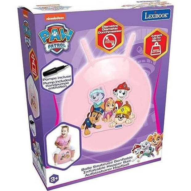 PAW Patrol - Opblaasbare springbal - Roze - 45cm - Lexibook