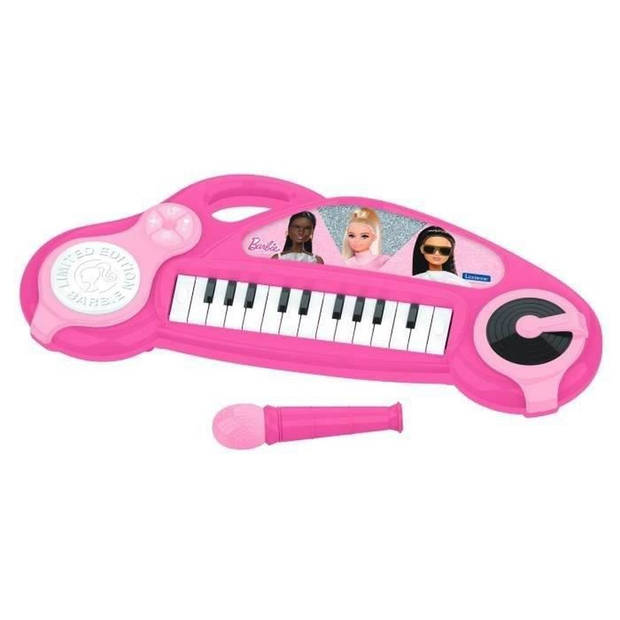 Barbie elektronische kinderpiano met lichteffecten en microfoon